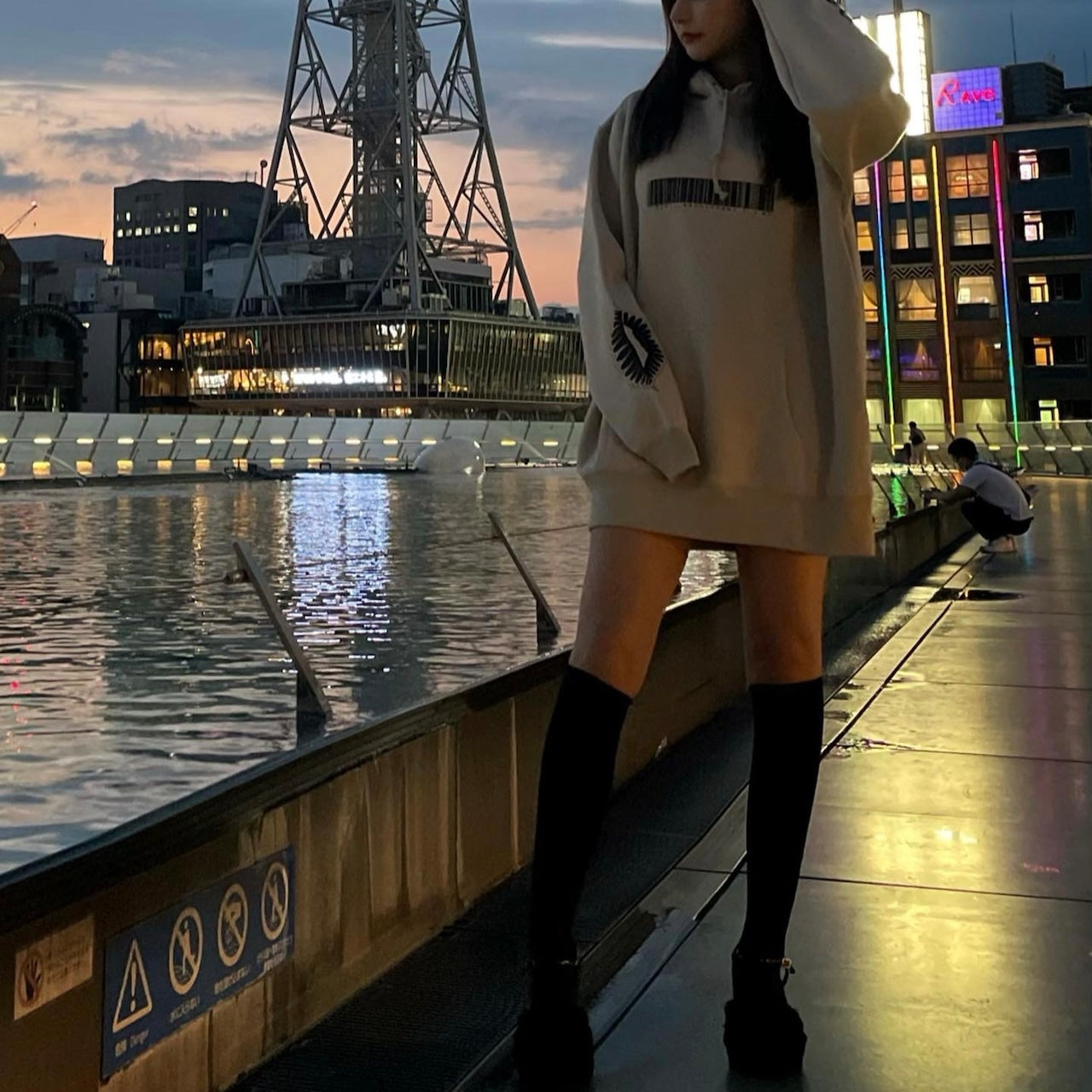 バーコード パーカー | Barcode hoodie