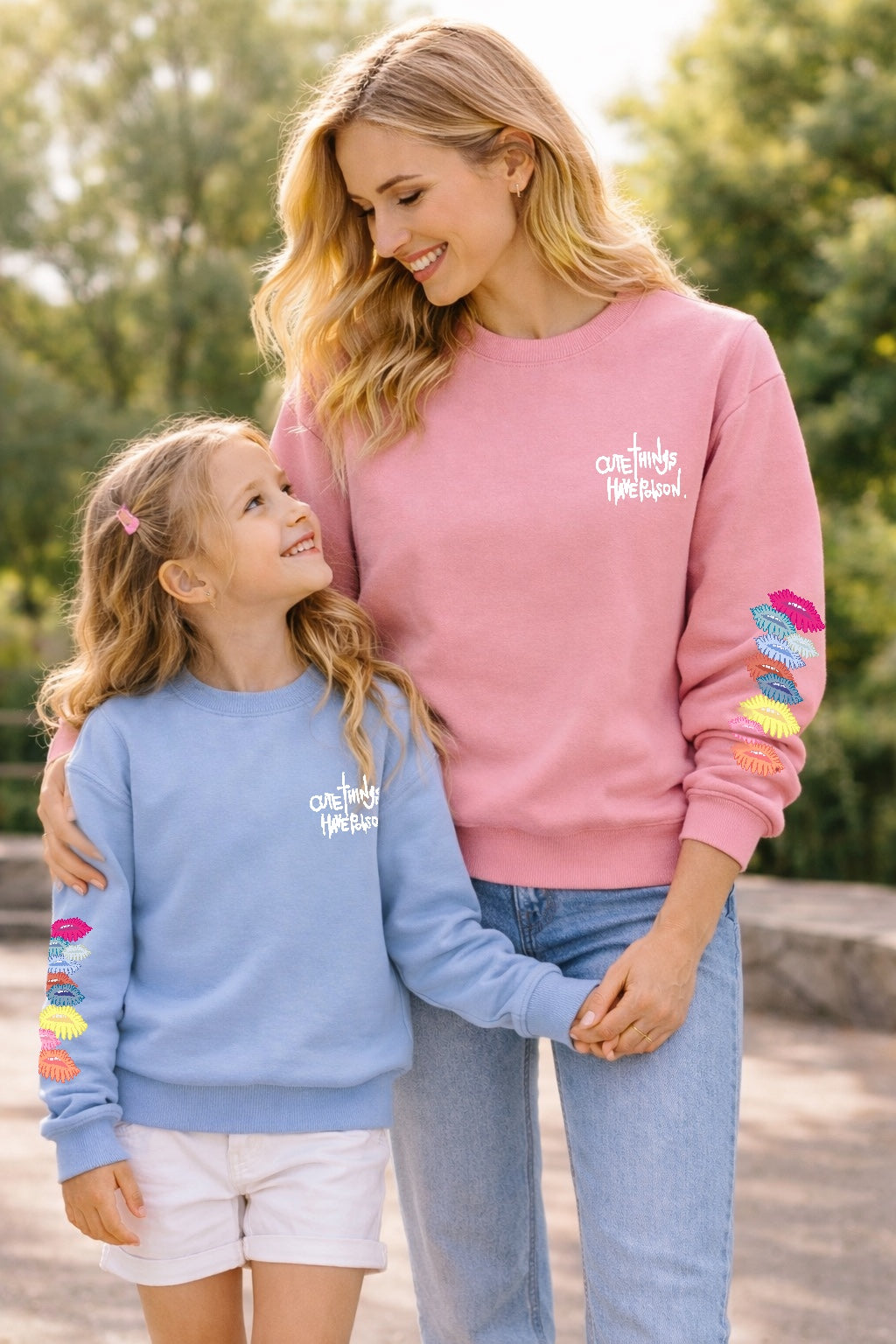 【親子セット】フラワーリップトレーナー / Flower Lip Sweatshirt