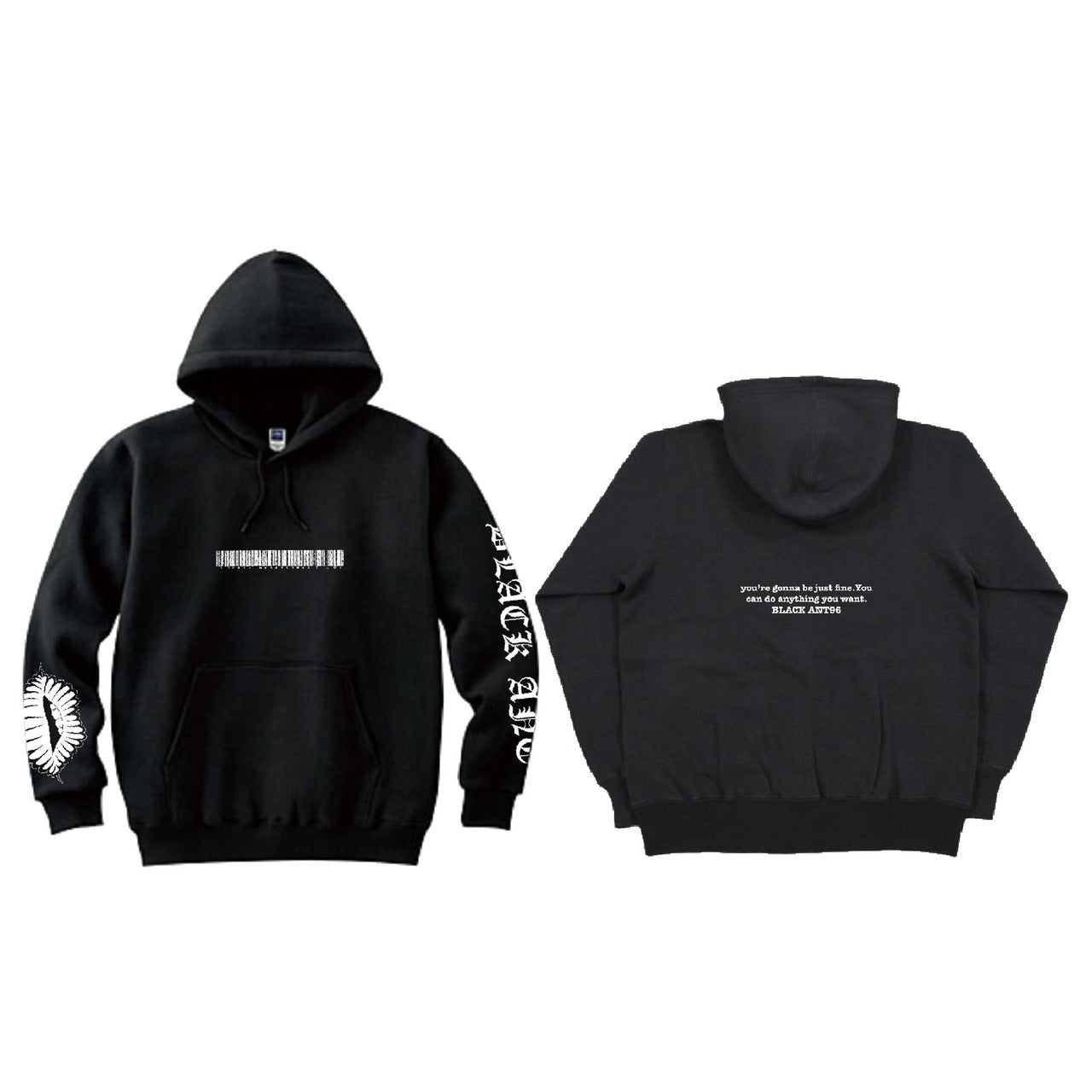 バーコード パーカー | Barcode hoodie