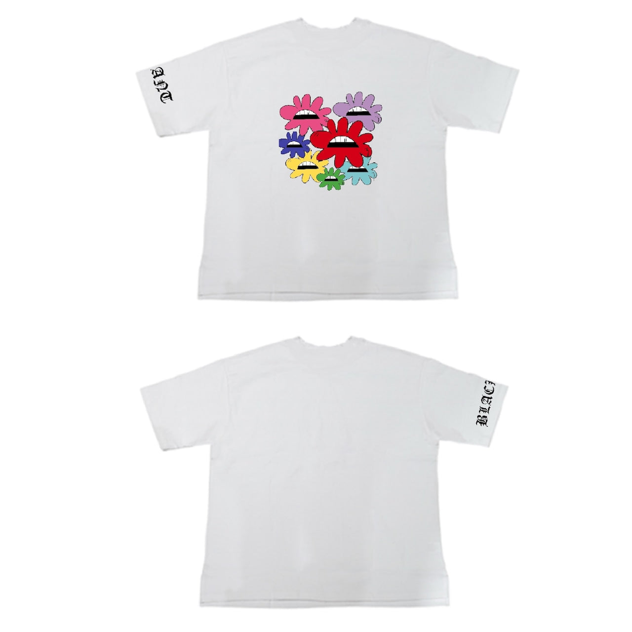 リップフラワーTシャツ | lip flower T