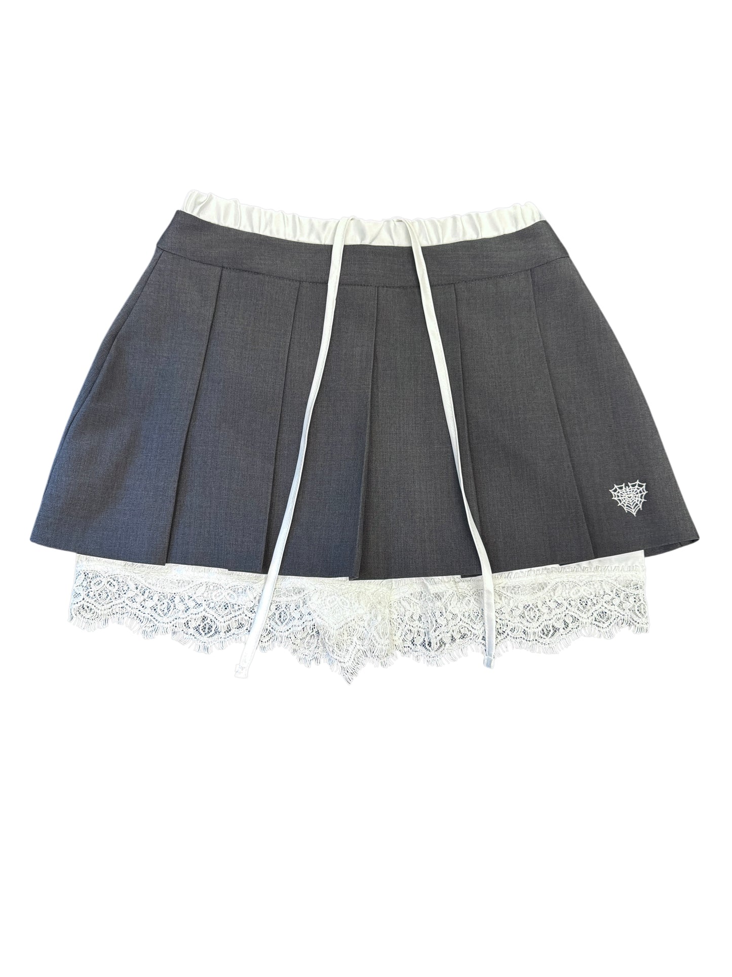 レースレイヤードミニスカート / Lace Layered Mini Skirt