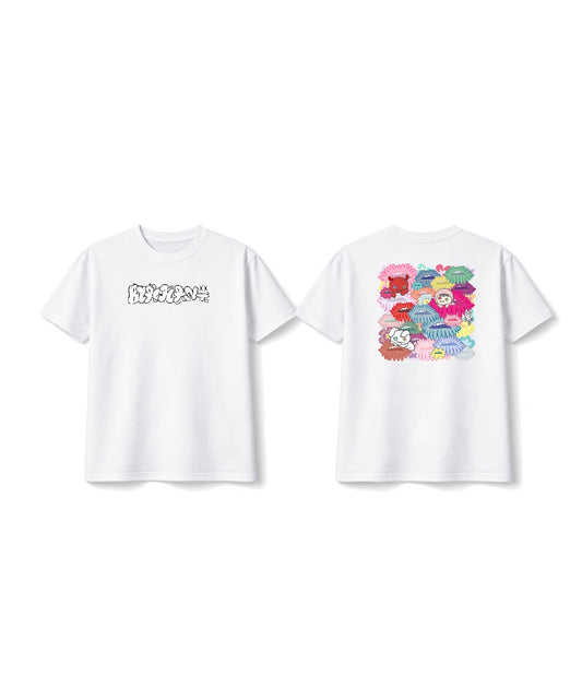 カラフルフラワーリップTシャツ / Colorful Flower Lip T-Shirt