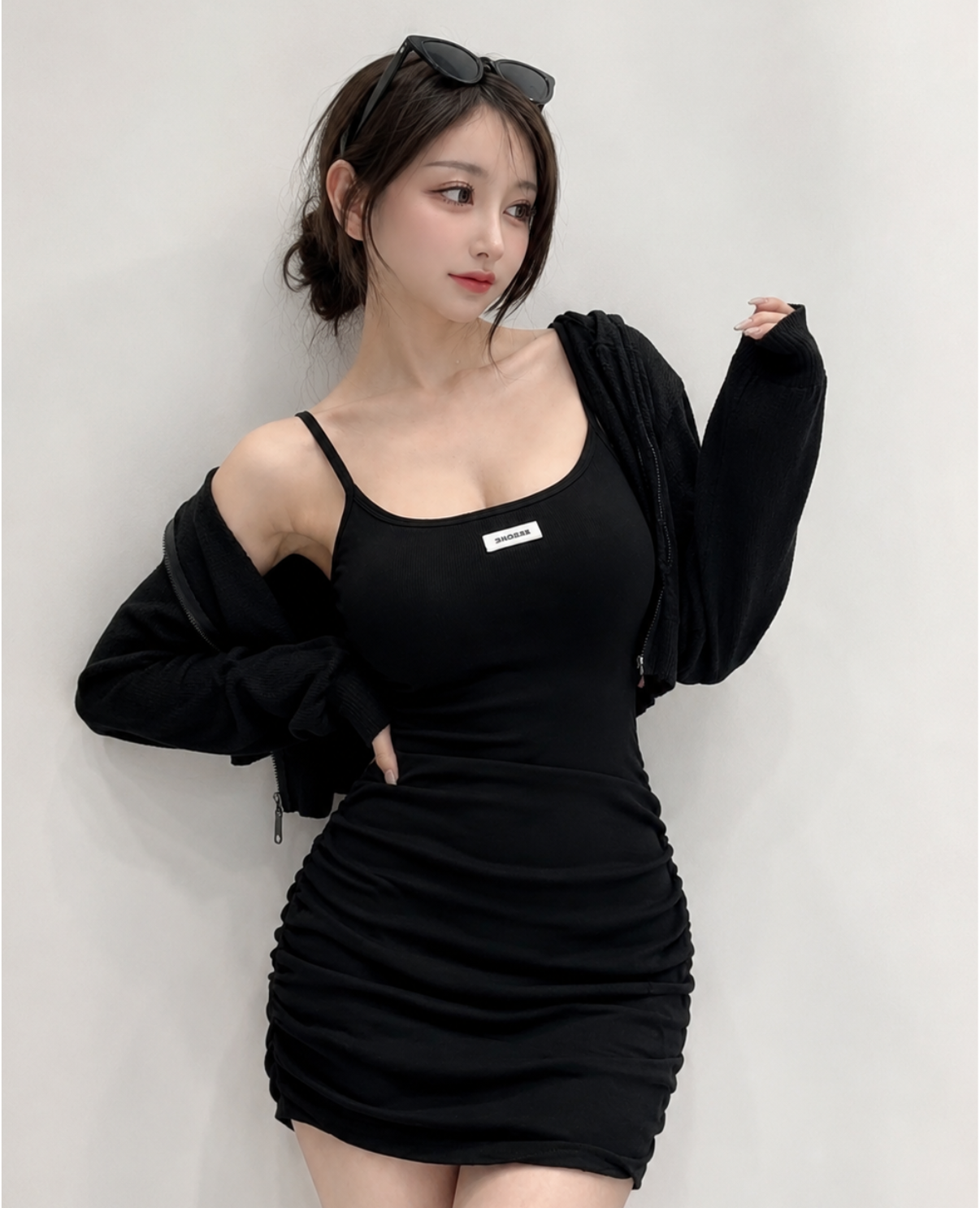 シアーニットフーディ / Sheer Knit Hoodie