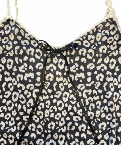レオパードリボンキャミ / Leopard Ribbon Cami