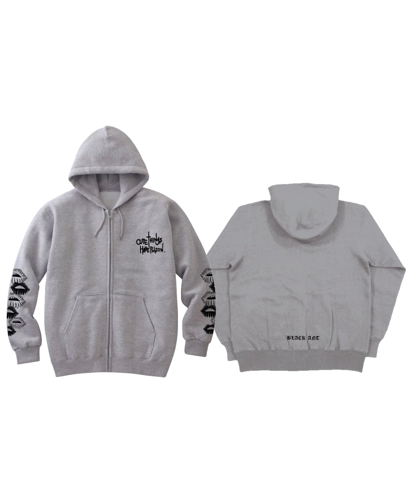 【新色入荷】フラワーリップ ジップパーカー |  Flower lip zip hoodie