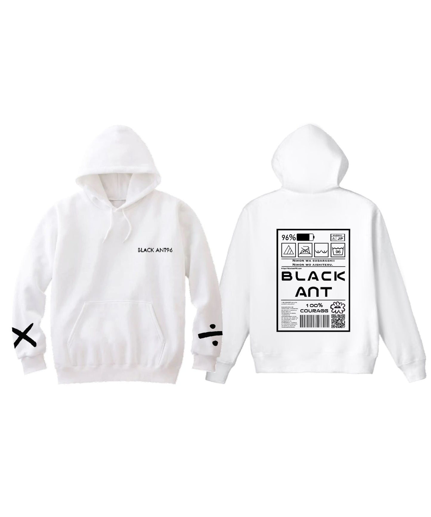 ラベルデザインパーカー / Label Print Hoodie