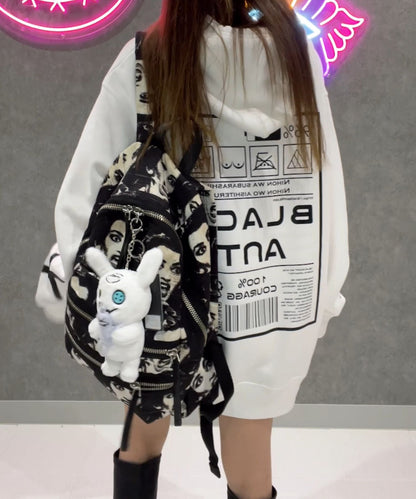 ラベルデザインパーカー / Label Print Hoodie