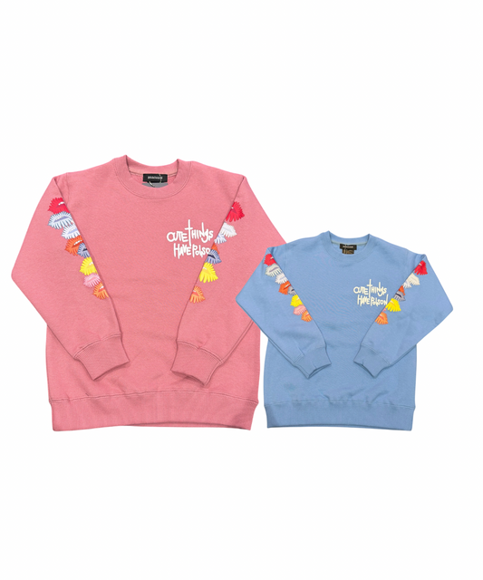 【親子セット】フラワーリップトレーナー / Flower Lip Sweatshirt