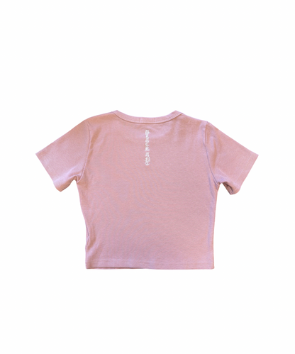 リブクロップドTシャツ
/Signature Ribbed Crop Tee