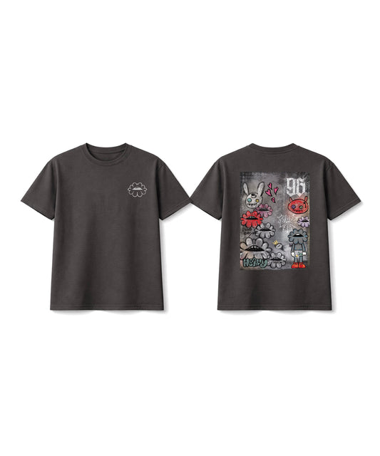 暗闇に咲くアートTシャツ / Art Blooming in Darkness T-Shirt