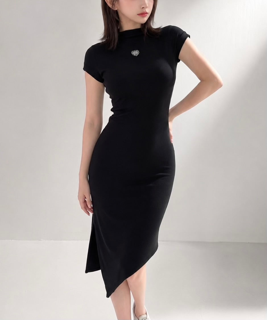 ハイネックロングワンピース / High Neck Long Dress