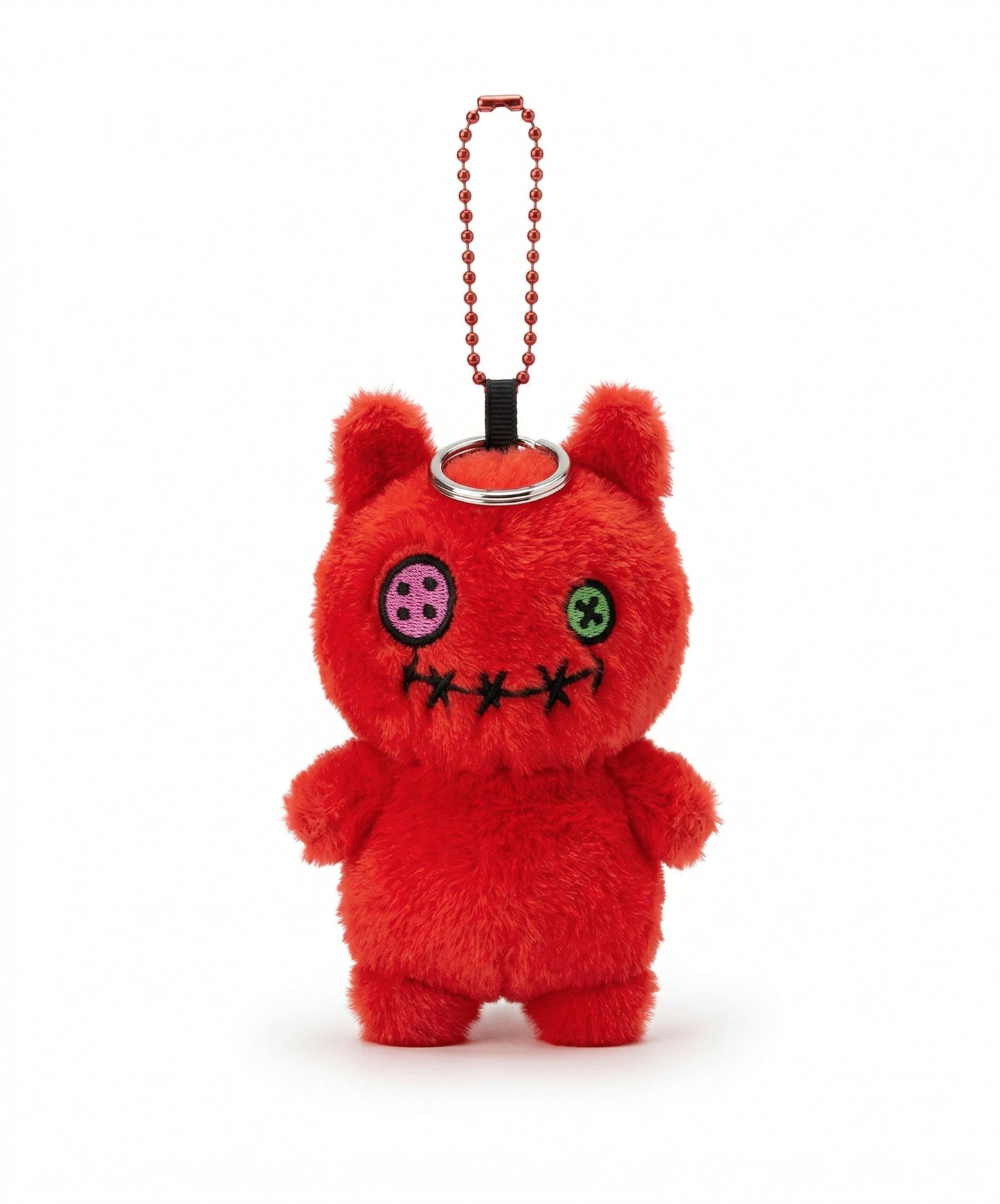 チビ3匹の戦士ぬいぐるみキーホルダー（単品） / Three Warriors Mini Plush Keychain (Single Item)