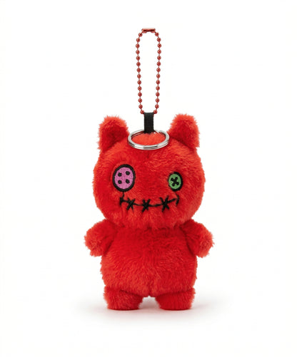チビ3匹の戦士ぬいぐるみキーホルダー（単品） / Three Warriors Mini Plush Keychain (Single Item)