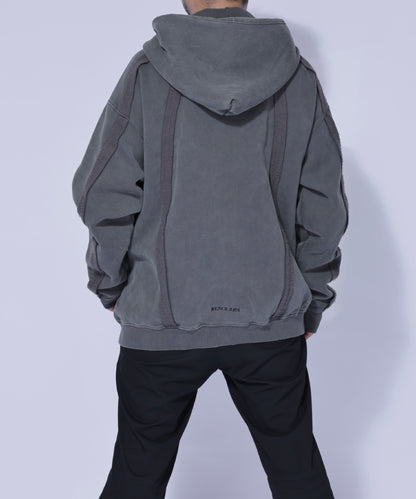フェードラインジップパーカー / Fade Line Zip Hoodie