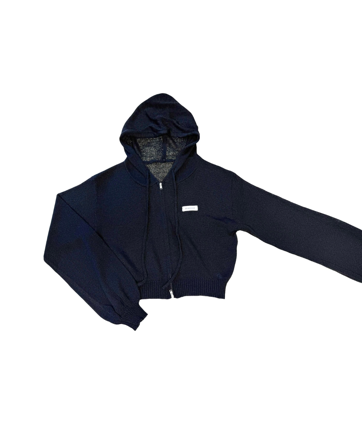 シアーニットフーディ / Sheer Knit Hoodie