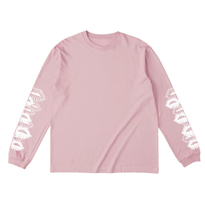 フラワーリップライン ロングTシャツ / Flower Lip Line Long Sleeve T-Shirt