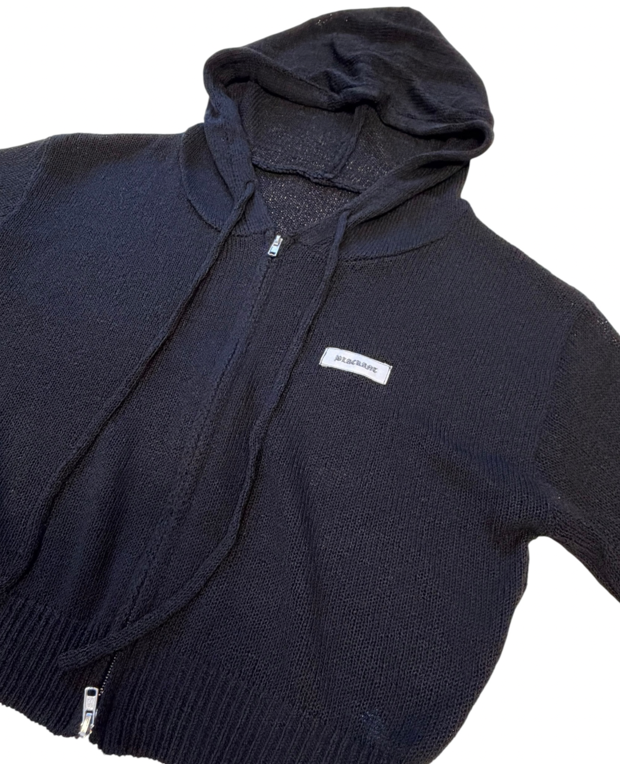 シアーニットフーディ / Sheer Knit Hoodie