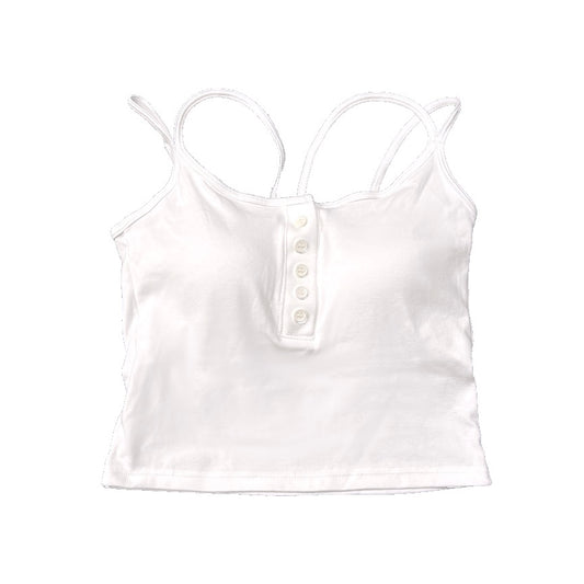 ボタン付きキャミソール | Buttoned Camisole