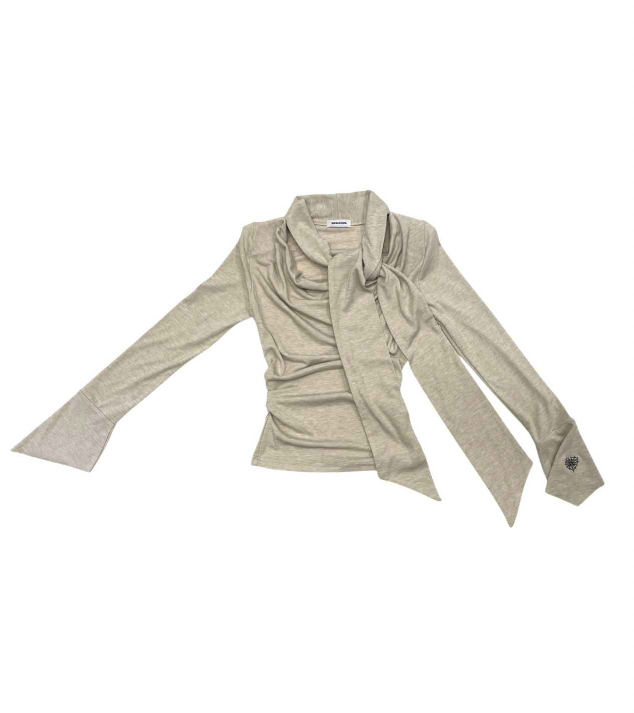 【予約販売】リボンドレープトップス / Ribbon Drape Top