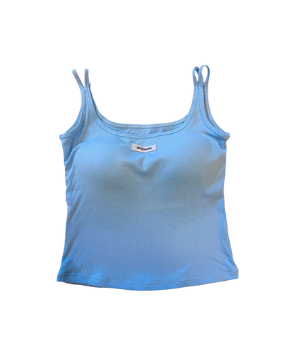 ダブルストラップリブキャミ / Double Strap Rib Cami