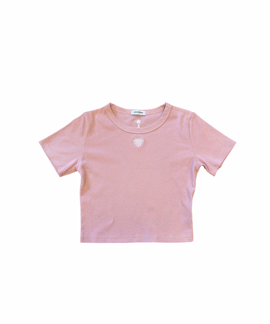 リブクロップドTシャツ
/Signature Ribbed Crop Tee