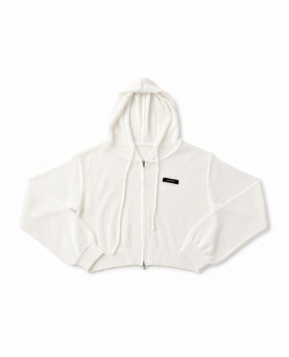 シアーニットフーディ / Sheer Knit Hoodie