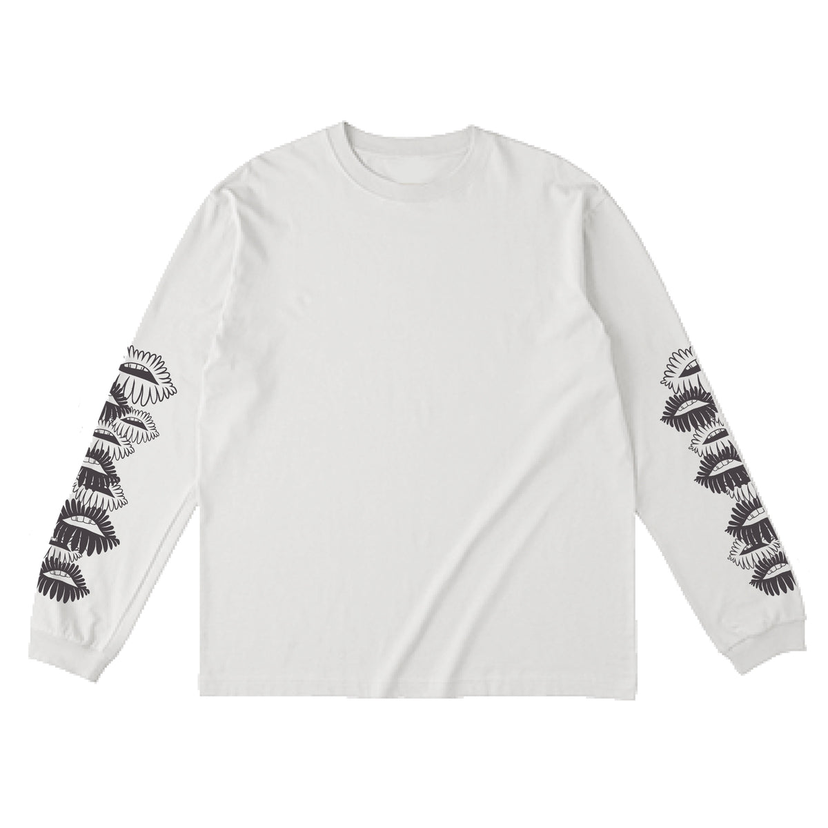 フラワーリップライン ロングTシャツ / Flower Lip Line Long Sleeve T-Shirt