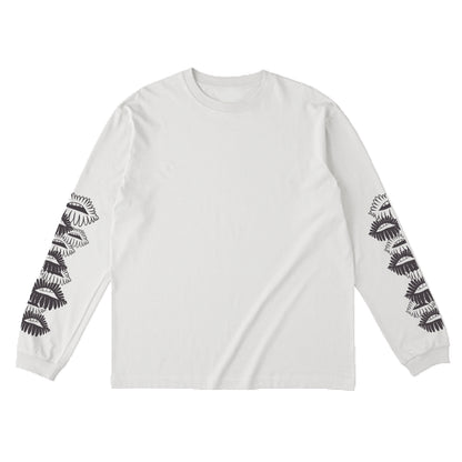フラワーリップライン ロングTシャツ / Flower Lip Line Long Sleeve T-Shirt