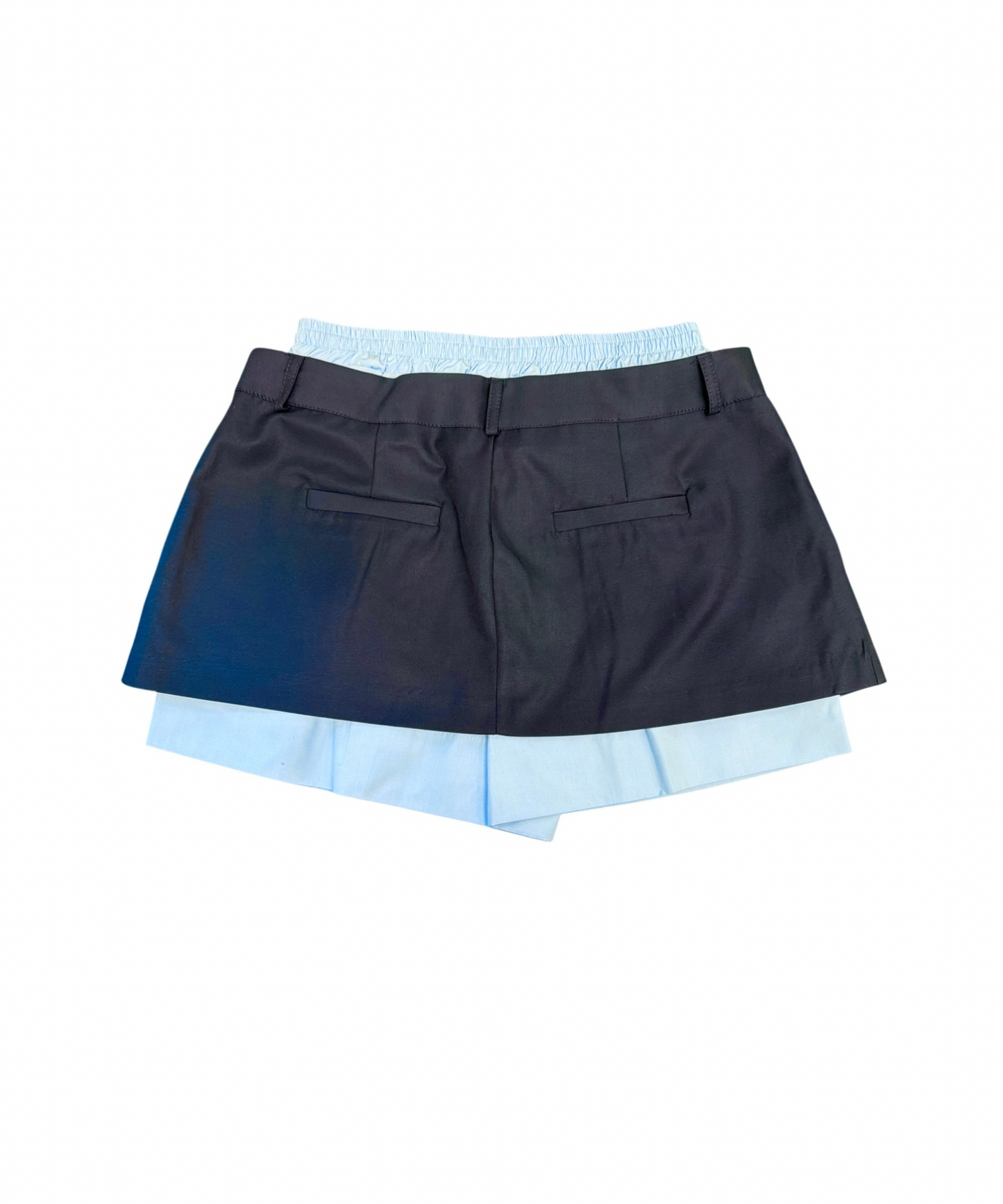 ダブルレイヤープリーツミニスカート / Double Layer Pleated Mini Skirt