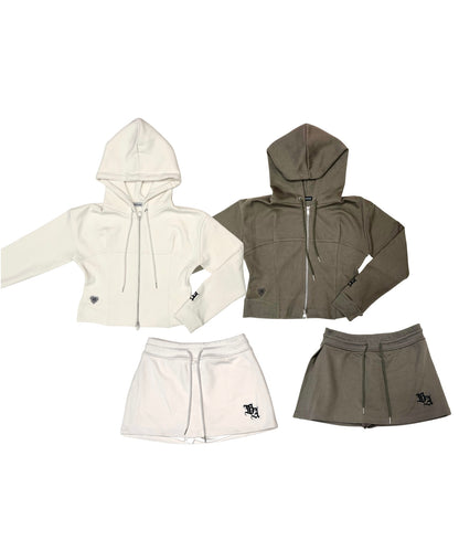 【2セット】ミニスカートセットアップ / Mini Skirt Set