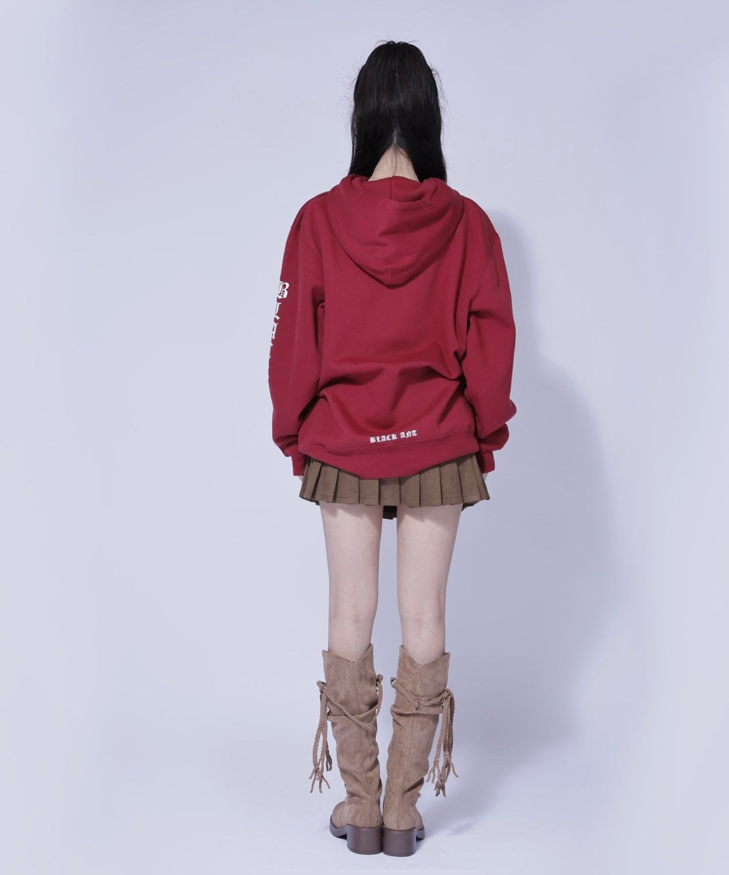 スエードプリーツスカート / Suede Pleated Skirt
