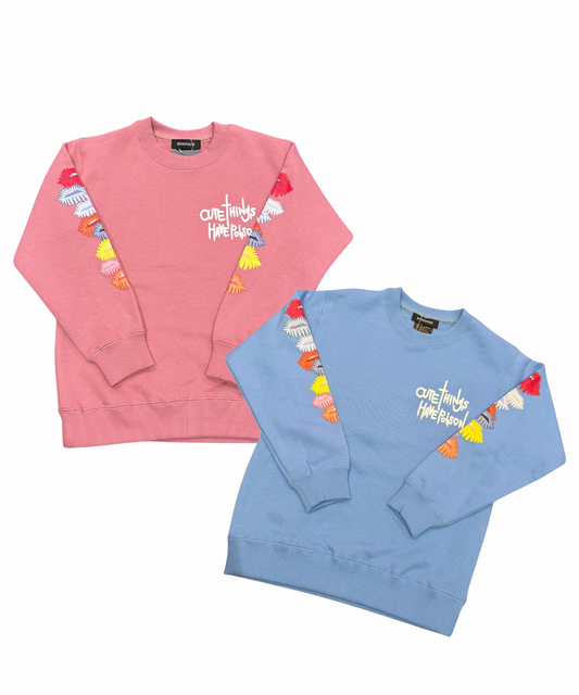 【Kids】フラワーリップトレーナー / Flower Lip Sweatshirt