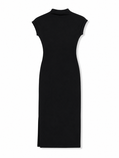 ハイネックロングワンピース / High Neck Long Dress