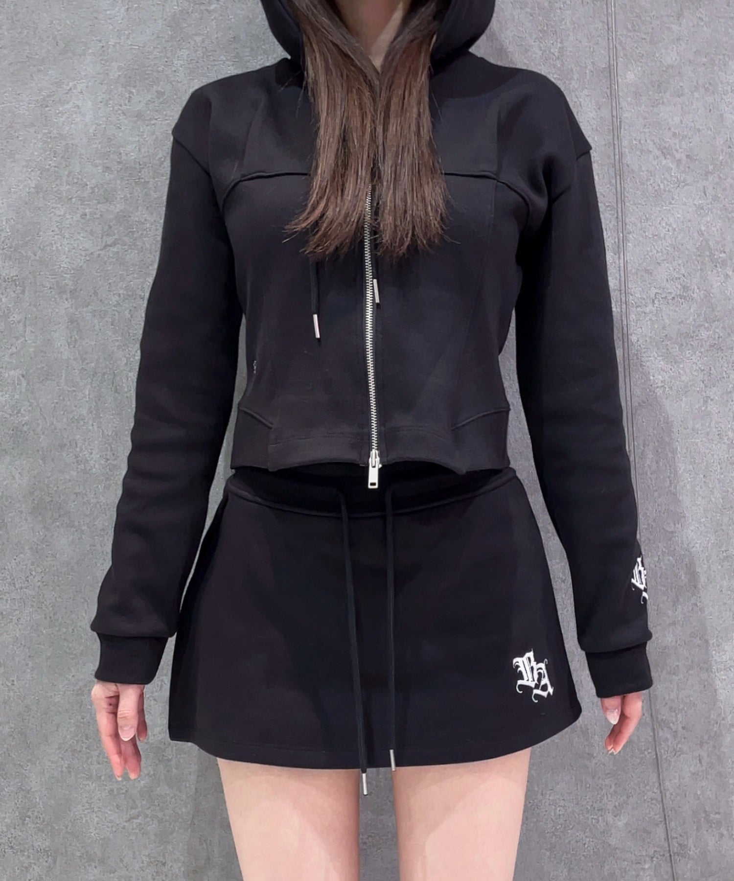 予約販売】ミニスカートセットアップ / Mini Skirt Set – BLACKANT