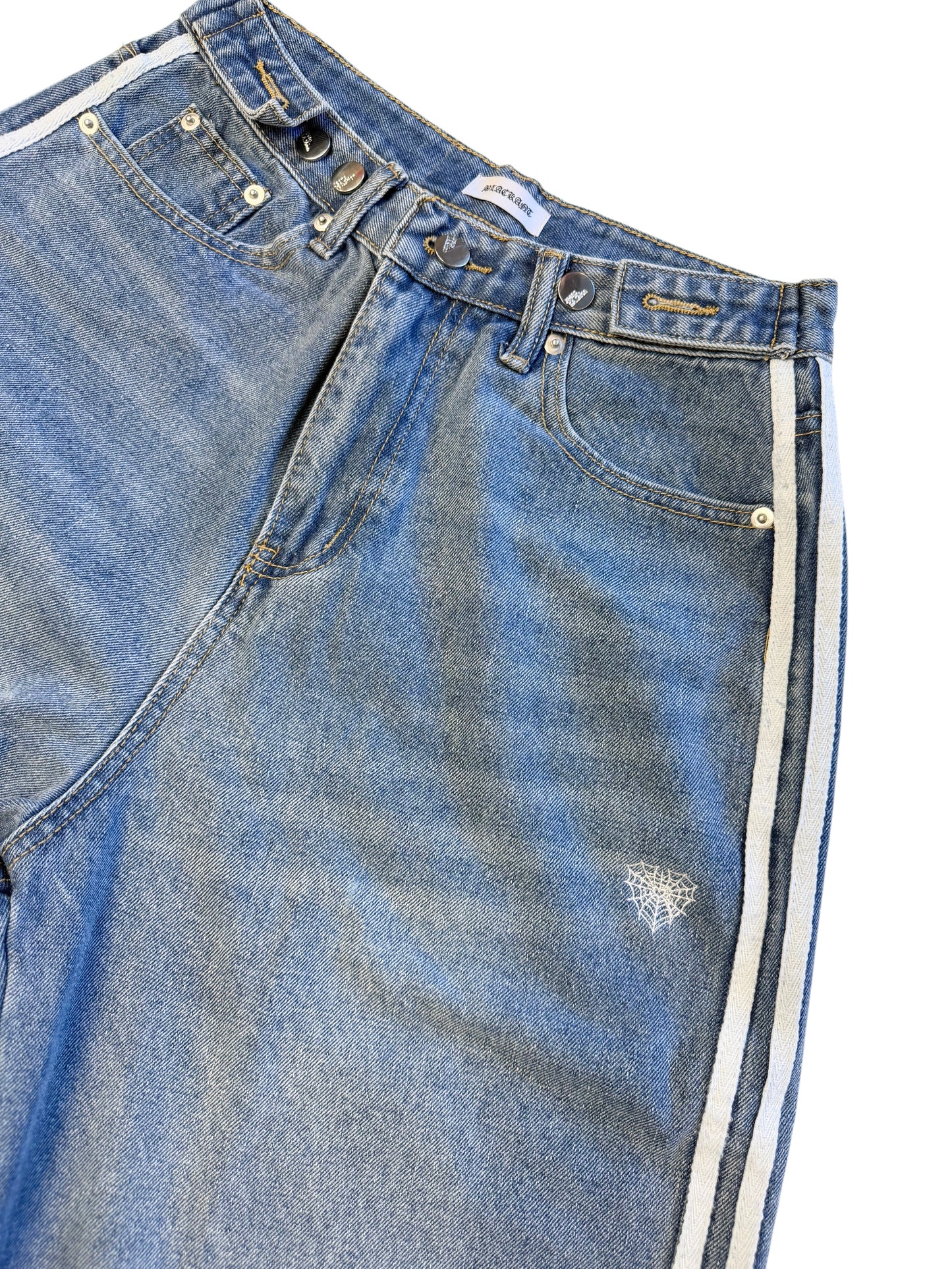 【予約商品】サイドラインワイドデニム / Side Line Wide Denim