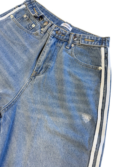 【予約商品】サイドラインワイドデニム / Side Line Wide Denim