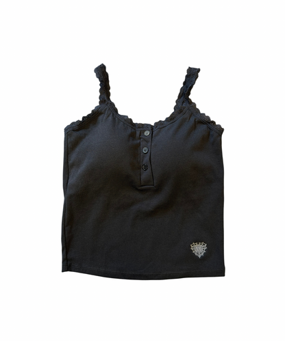 レースボタンキャミソール / Lace Button Camisole