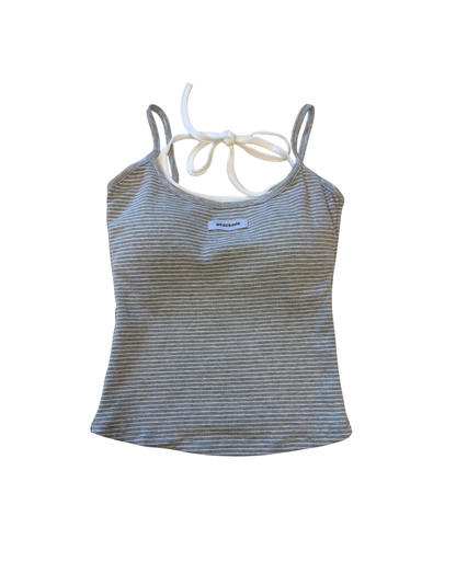 ダブルストラップボーダーキャミ / Double Strap Border Cami