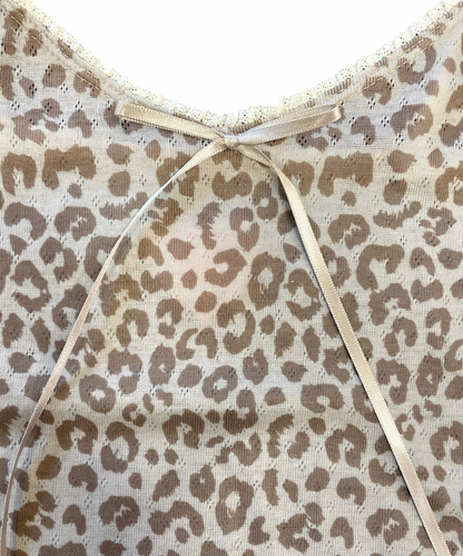 レオパードリボンキャミ / Leopard Ribbon Cami