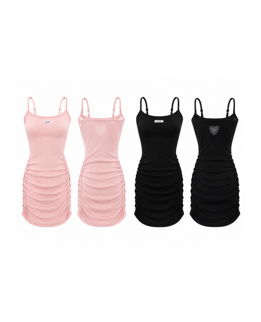 くしゅキャミワンピース / Shirred Cami Dress