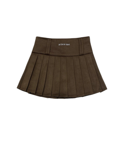 スエードプリーツスカート / Suede Pleated Skirt