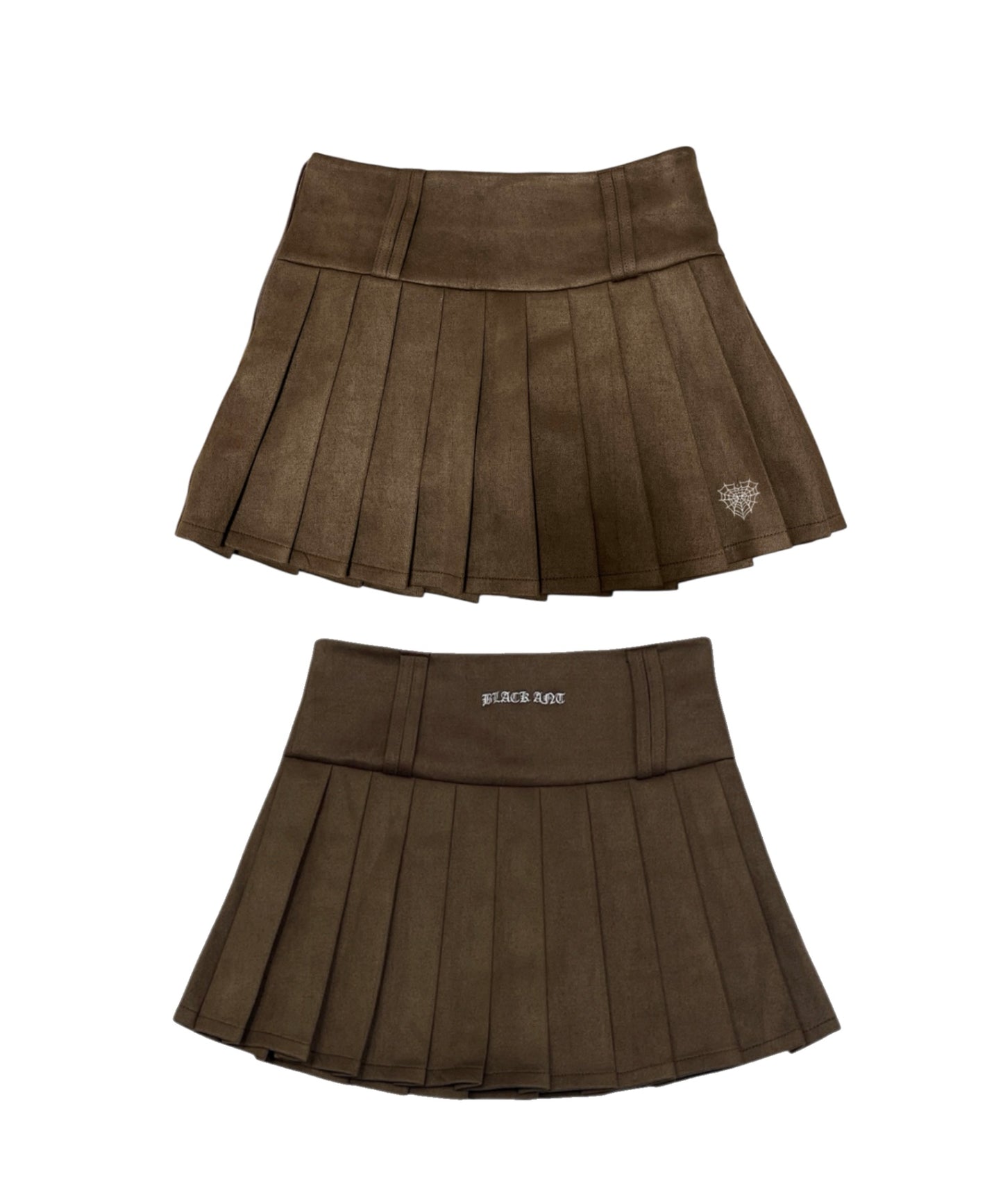 スエードプリーツスカート / Suede Pleated Skirt